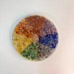 7 Chakra Orgone Coaster for reiki healing