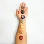 Seven Chakras Engraved Stones representing the seven energy centers in the body